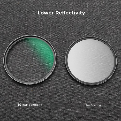 K&F Concept White Pro Mist Filter Cinematic Effect Filter 52/55/58/62/67/72/77mm - Picture 5 of 17