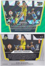 BREANNA STEWART 2021 Panini Prizm WNBA GREEN Prizm WIDESCREEN Insert #3 🏀STORM
