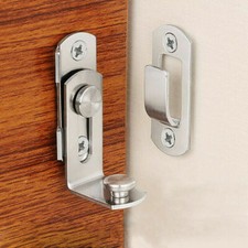 90 Degree Stainless Steel Door Latch Safety Right Angle Sliding Door Lock FS