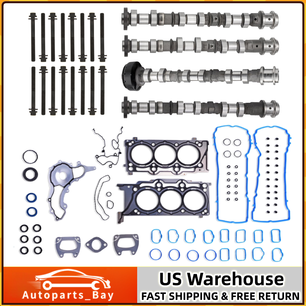 4 Camshaft Head Gaskets Kit for 11-16 Dodge Chrysler Jeep Ram 3.6L Pentastar
