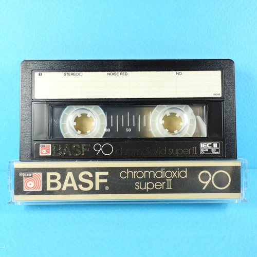 🙈 10x BASF dióxido de cromo super II 90 * IEC II tipo 2 * casetes casetes * 1984 - Imagen 3 de 5