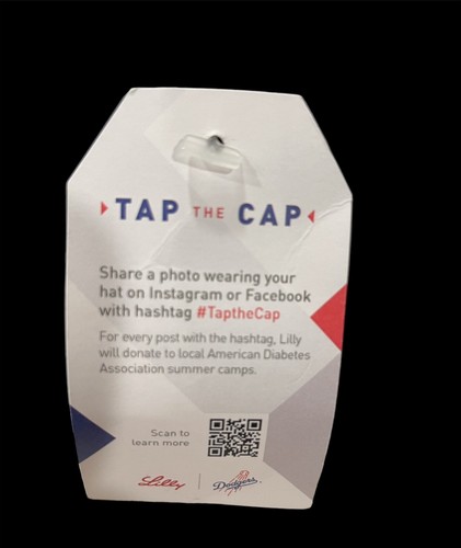 Quake City LOS ANGELES DODGERS x ELI LILLY Baseball Hat MLB Tap the Cap 35 LA - Picture 5 of 5