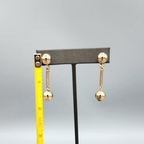 Raro Bergère Parure Chapado en Oro Bola Malla Collar Pulsera Pendientes - Imagen 11 de 12