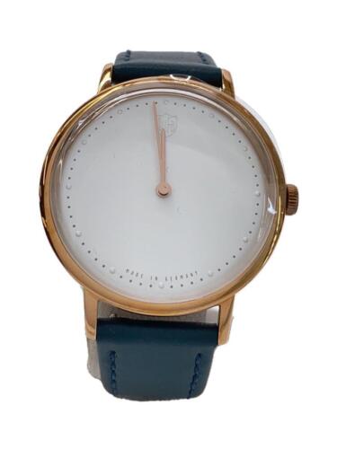 DUFA Quartz Analog White Leather Mint JAPAN
