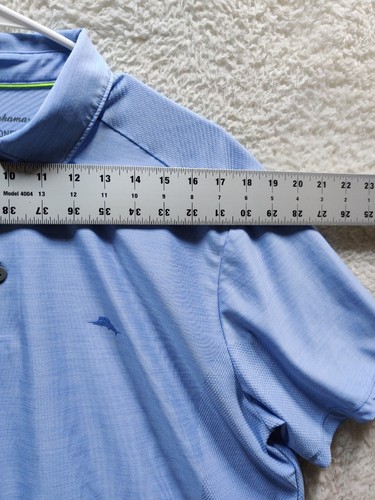 Tommy Bahama Islandzone Herren Poloshirt normale Passform himmelblau Größe L - Bild 9 von 9