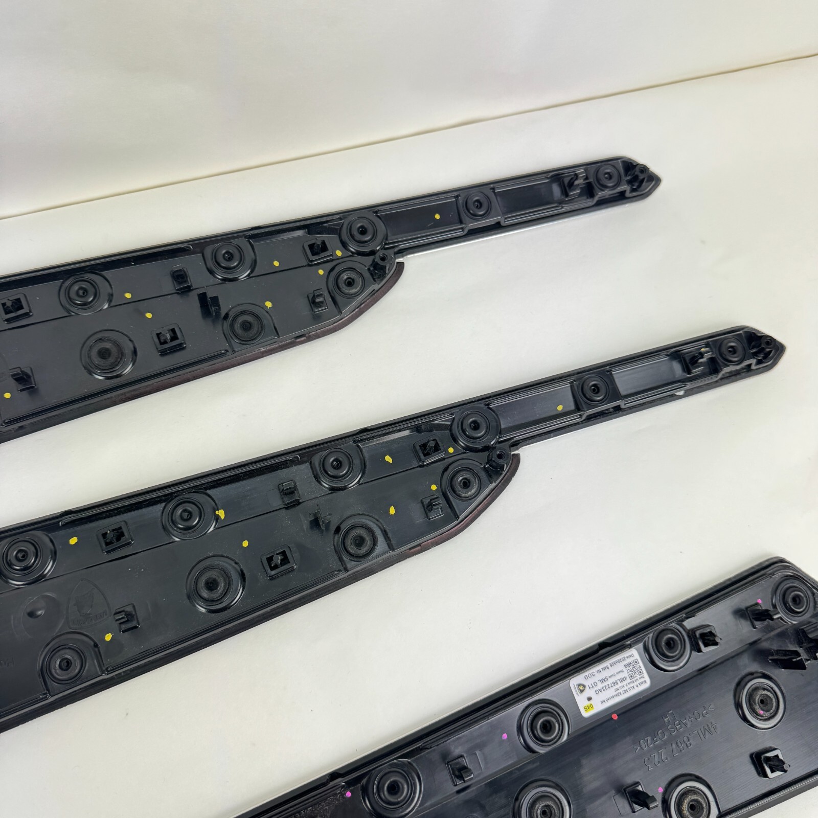 2018 - 2022 Lamborghini Urus Front & Rear Door Panel Trim Insert Set 4ML867223AG