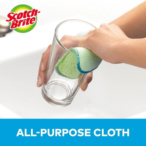 Scotch-Brite Dobie Scrub & Wipe Cloths, 2 Cleaning Cloths (Pack of 2) - Picture 4 of 5