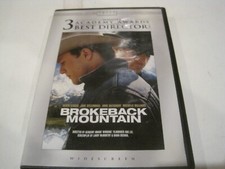 Brokeback Mountain (DVD, 2005) Heath Ledger Jake Gyllenhal Anne Hathaway Drama