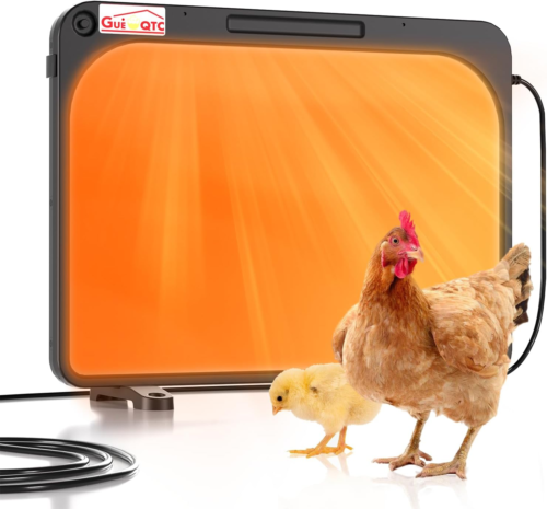 Dual-Sided Heating Chicken Coop Heater 2X100W Energy-Efficie