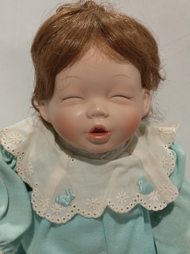 Vintage Ashton Drake 1992 Kathy Barry-Hippensteel Porzellanpuppe mit geschlossenen Augen 14 Zoll - Bild 5 von 19