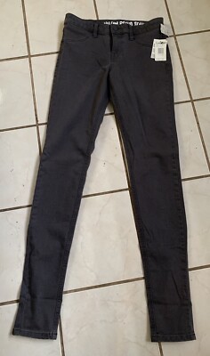 VOLCOM NEW! Women's Dark Gray Skinny Liberator Legging Jeans Sz 3 or 26 NWT!