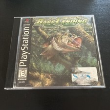 Bass Landing PS1 Game (1999) - Sports Fishing Fun, Complete