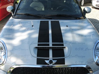 Viper-Streifen Aufkleber Stripes passend für MINI COOPER ROADSTER ''S'' R59 Works