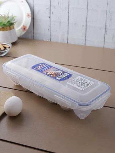 Airtight 12-Cup Egg Storage Container - Space-Saving Design for Fresh Food - Picture 7 of 17