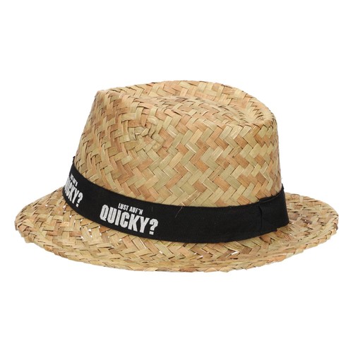 Quicky Strohhut Mütze Kappe Hut Kopfbedeckung Sonne Sommer Outdoor Festival - Bild 3 von 4