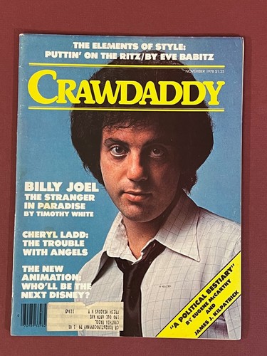 Crawdaddy Magazine Nov. 1978 Billy Joel cover, Keith Moon, Disney Animation - Picture 1 of 6