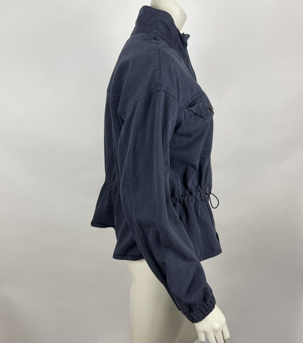 MICHAEL STARS Ingrid Salton Twill Windbreaker Women M EUC $228 Full Zip Jacket - Picture 5 of 13