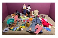 NICE SIZE LOT OF DOLLS AND ACCESSORIES RANGING FROM DIFFERENT BRANDS