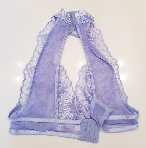 Fashion Nova S M Lingerie Bra Embroidered Lace Unlined Unpadded Wireless Pretty - Picture 10 of 16