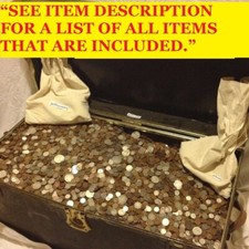 Old Antique Coins Old US Coin Estate Sale Lot Hoard Gold / Silver / Proof BONUS