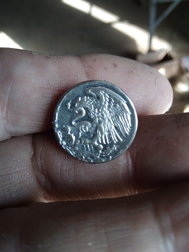 CUFFLINKS &TIE TACK from 1957-1967 MEXICO SILVER UN PESO - Picture 7 of 7