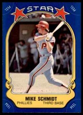 1981 FLEER STAR STICKERS MIKE SCHMIDT PHILADELPHIA PHILLIES #9