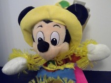 Mickey Mouse Scarecrow Walt Disney World New with Tag