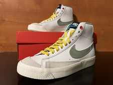 Nike Blazer Mid '77 GS White Silver Shoes Youth Size 4.5 / Womens 6 DQ7773-100