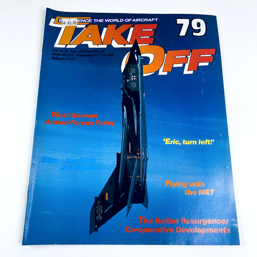Lot of 5 TAKE OFF MAGAZINE Issue 75 to 79 Vintage 90s Bundle Air Force Military - Picture 6 of 8