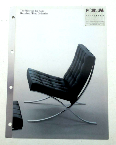 Mies Van Der Rohe. Barcelona / Brno Collection. Knoll International. Circa 1990 - Bild 1 von 2