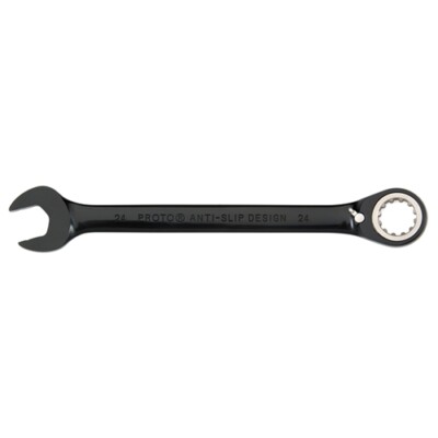 Stanley Proto JSCV24 Spline Reversible Ratchet Wrench - 3/4 Inch Black Chrome