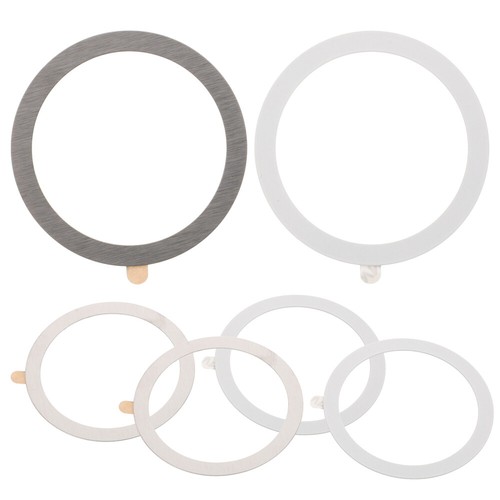 6 Pezzi Anello Magnetico Custodia Cellulare Accessori Grip Adesivo Cerchio Metallo per - Foto 11 di 12