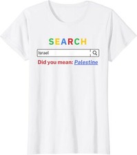 Did you mean Palestine - free Palestine - Gaza- Peace Ladies' Crewneck T-Shirt