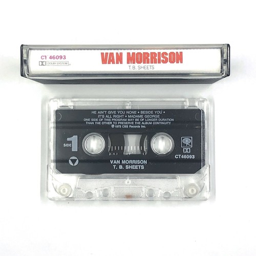 VAN MORRISON Cassette Tape TB SHEETS Rock Folk Rare - Picture 3 of 5