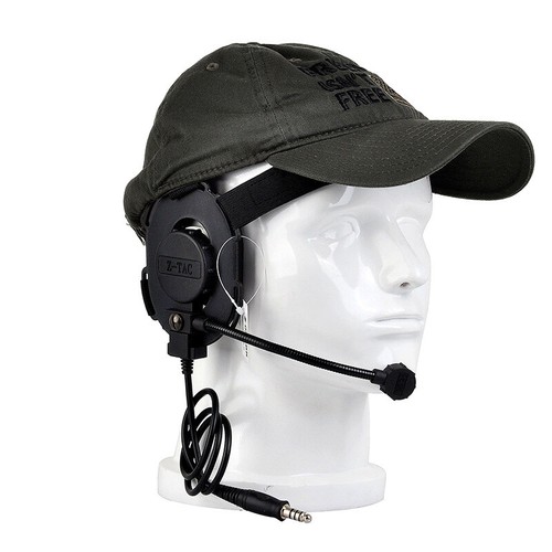 HD03 Z Tactical Headset Earpiece PTT For Kenwood UV-5R Radios walkie-talkie ICOM - Picture 2 of 18