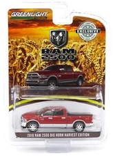 1:64 GreenLight *CASE IH RED HARVEST EDITION* 2018 RAM 2500 Big Horn PICKUP NIP