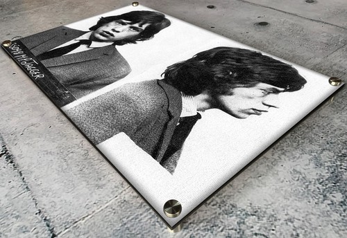 Mick Jagger Holzdruck 24"x15" | Promi Mugshot Buchung Foto Pop Art - Bild 2 von 6