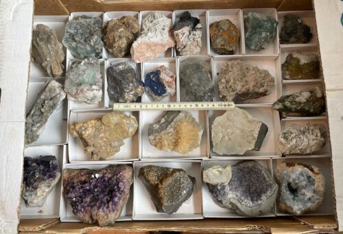 Mineraliensammlung Konvolut Lot Verschiedene Mineralien aus aller Welt 7💎⚒💎 - Bild 1 von 8