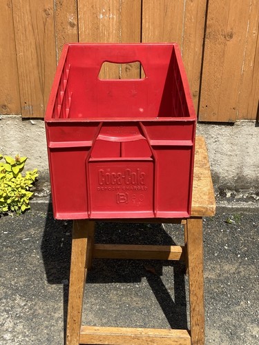 Retro Vintage 1980 Plastic Coca-Cola National Bottle Crate Deposit Charged - Picture 12 of 19