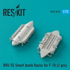 BRU-55 Racks Smart bomb for F-18 - 2 pcs model, scale 1/72 Reskit RS72-0175
