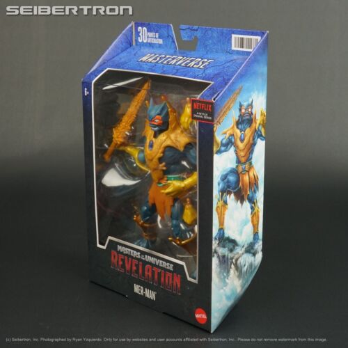 MER-MAN Masters of the Universe Masterverse Revelation MOTU Mattel 2023 Nuovo - Foto 6 di 7