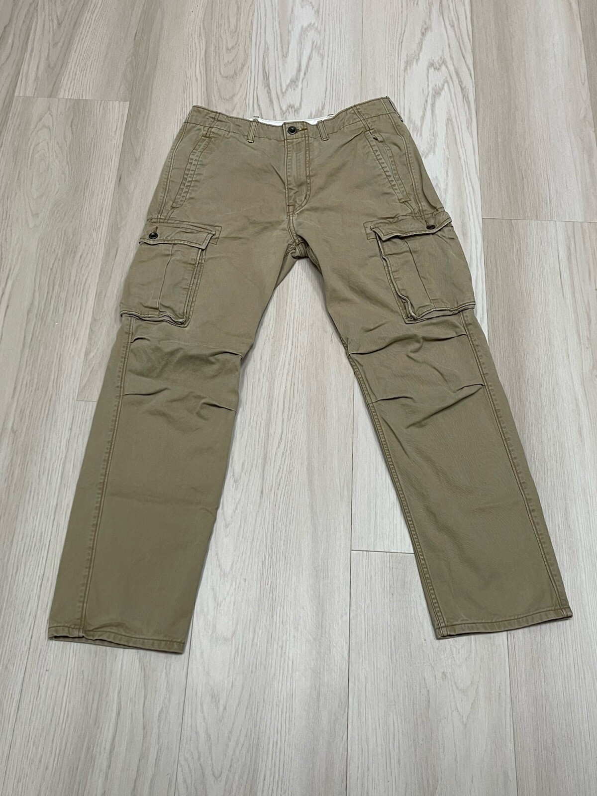 Levi's Cargo Pants Men’s 30x32 Beige Khaki Straight Leg White Tab