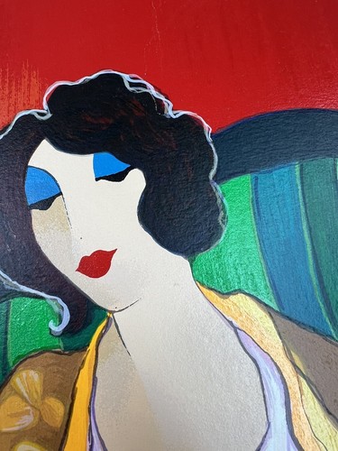 Itzchak Tarkay Signed Limited Edition Original Serigraph Tranquility 19x24” - Picture 11 of 15