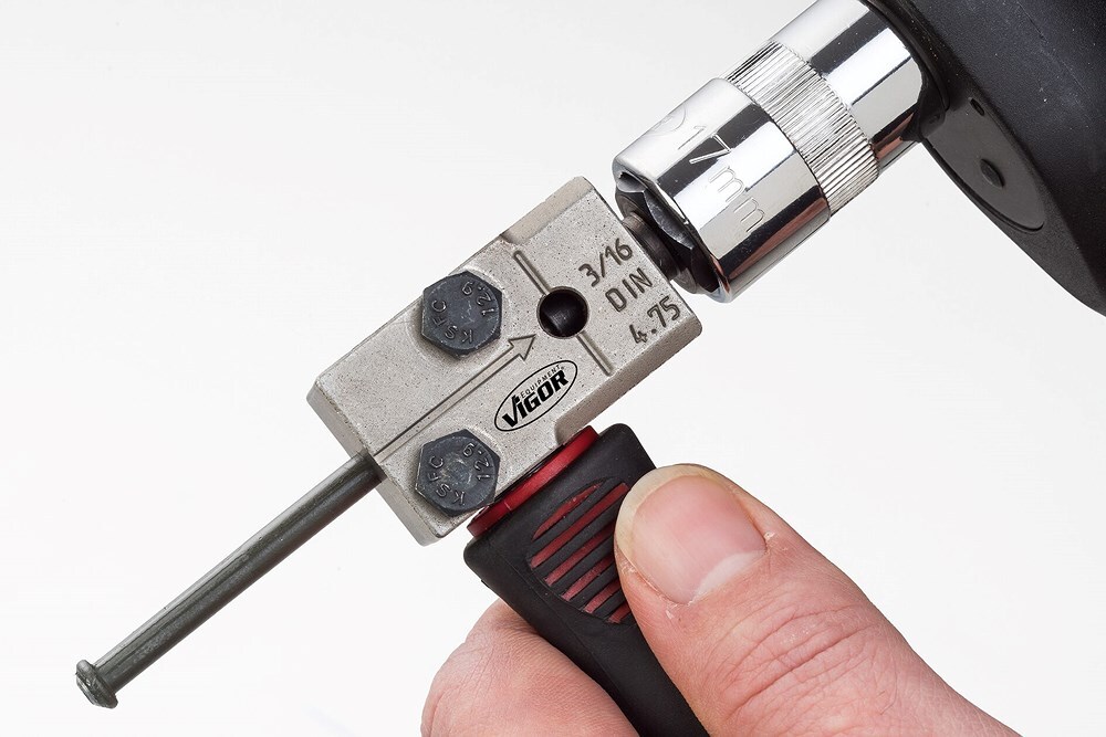 Wvoillty Bremsleitung Bördelgerät - 4,75mm Universal-Set Für DIN Bördelungen