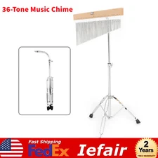 Bar Chimes Single-Row Wind Chime 36-Tone With Tripod Stand Percussion Instrument