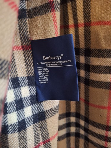 Cappotto lungo Burberry taglia 16 XX-lungo lunghezza verde a quadri - Foto 6 di 14
