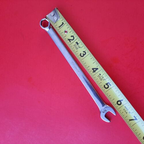 Snap-on Tools USA 3/8" SAE Combination Wrench 6 Point OSH12 Initials Engraved - Picture 2 of 10