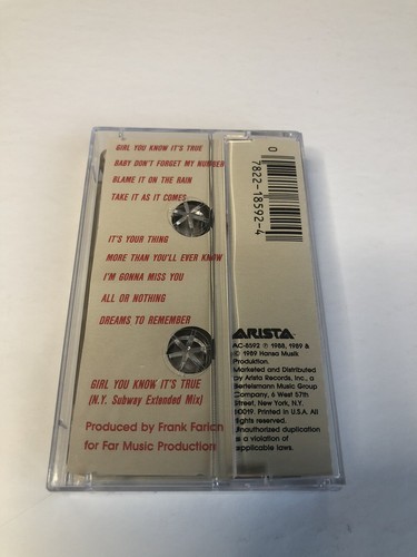 Milli Vanilli - Girl You Know Its True - Cassette Tape Arista AC-8592. 1989 - Picture 8 of 8