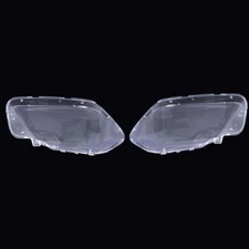 For Mercedes-Benz GL-Class X166 2012-2016 Pair Headlight Lens Cover With Glue