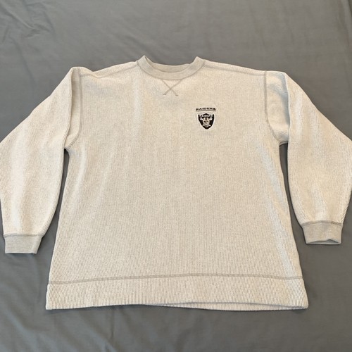 Las Vegas Raiders Pullover Herren XL grau NFL Football Crewneck Pullover Retro - Bild 2 von 8